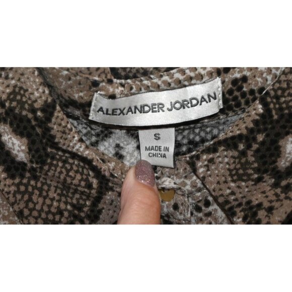 Alexander Jordan Womens Long Sleeve Blouse Size Small - Picture 2 of 3